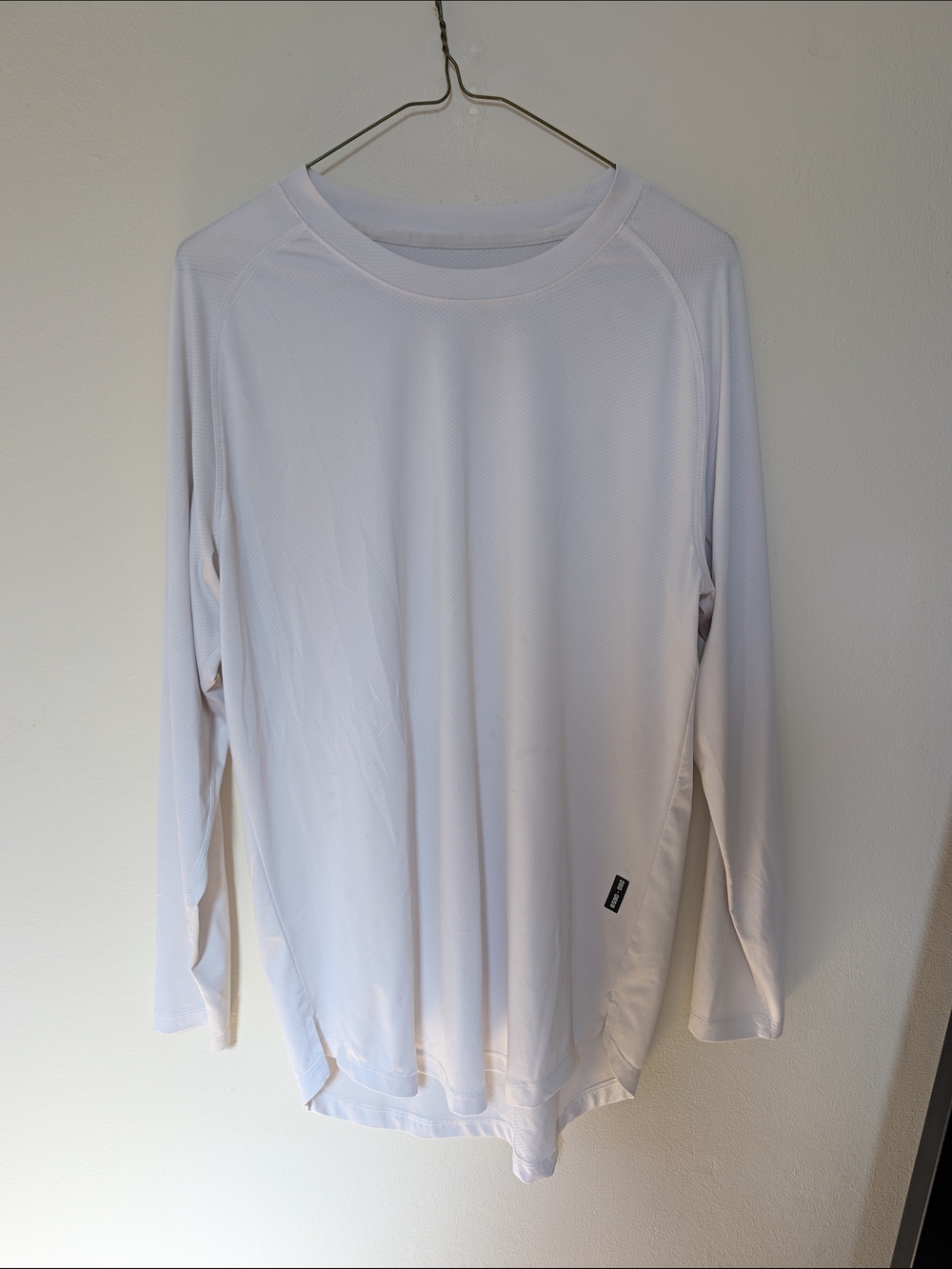 ASRV Long Sleeve Crew Neck Top - White